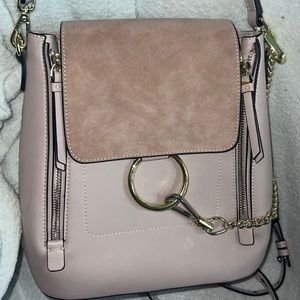 Blush Pink Backpack/Purse
